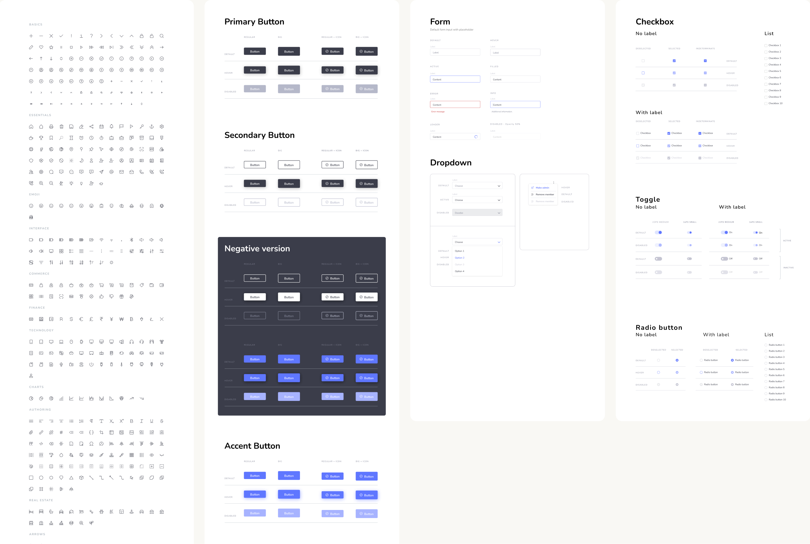 Open Data Playground, Design System